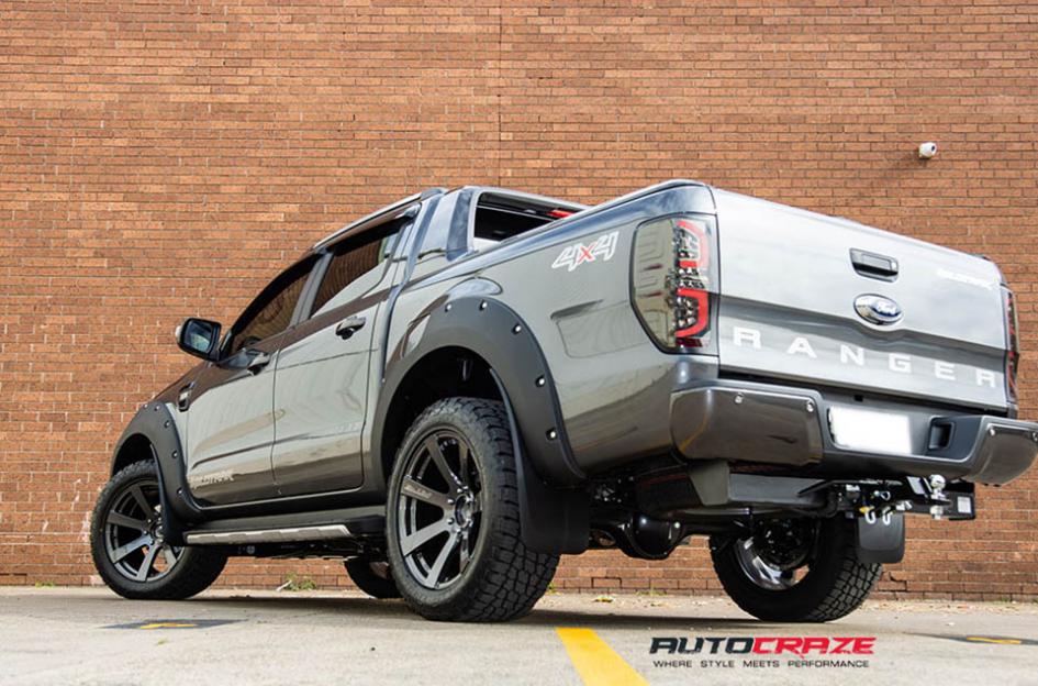 FORD RANGER RTG MATTE BLACK LASER TEXT